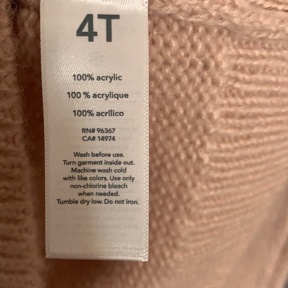 ☃️💗Pink Oshkosh sweater NWT - Picture 5 of 5